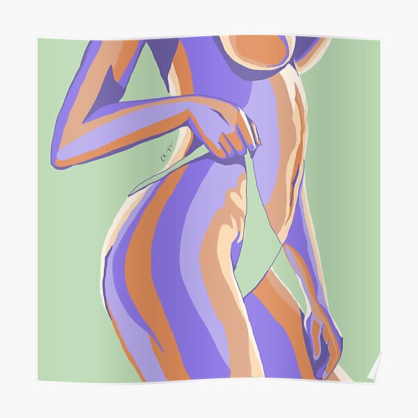 Silhouette pop Poster