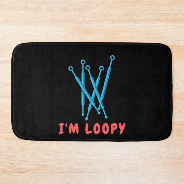 Item preview, IM LOOPY FUNNY Medical Laboratory Scientist  Microbiology Inoculation Loop designed and sold by Hippiesole.