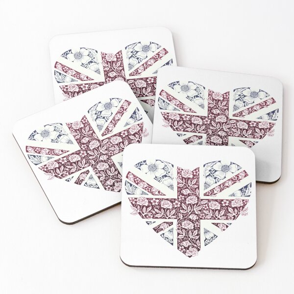 Item preview, Floral Union Jack Heart designed and sold by Julia Fonnereau.