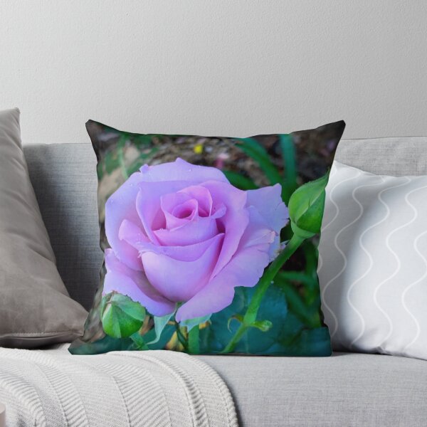 One Perfect Rose Throw Pillow