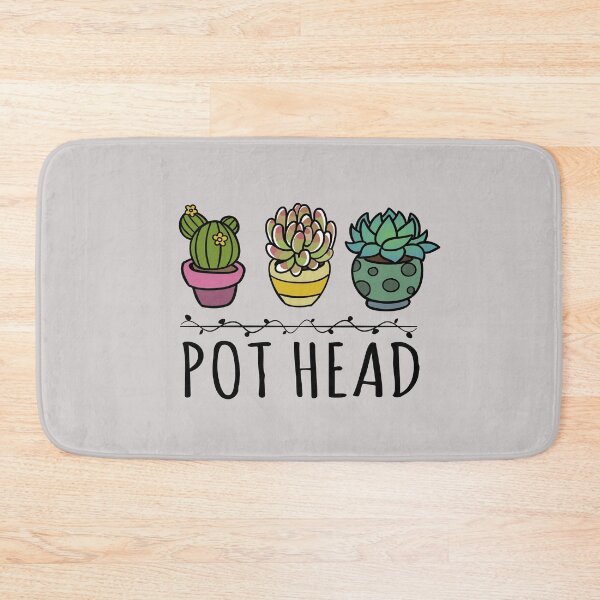Item preview, Pot Head with Succulent Cactus Stone Flowers designed and sold by alenaz.