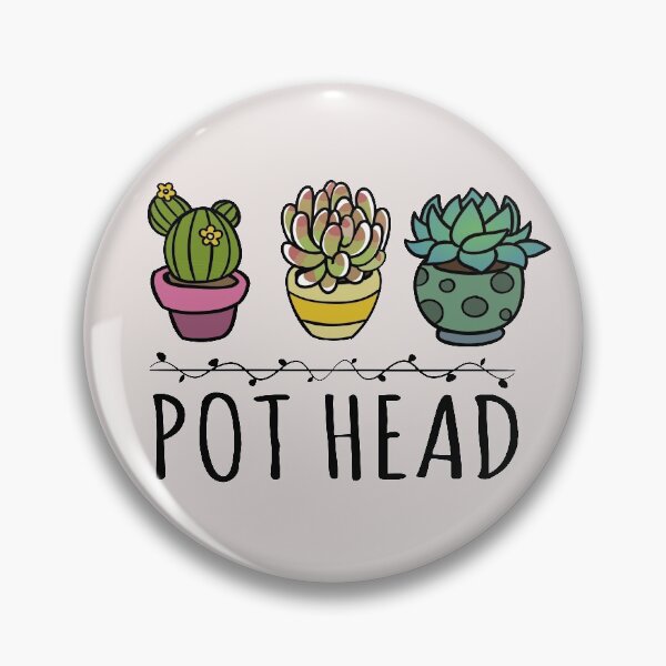 Item preview, Pot Head with Succulent Cactus Stone Flowers designed and sold by alenaz.
