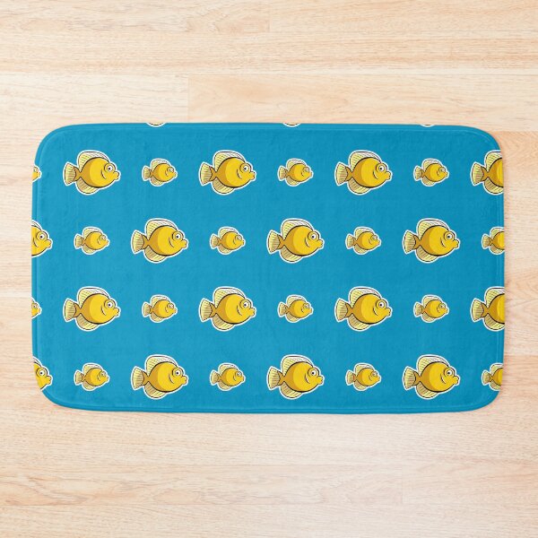 Item preview, Yellow Fish pattern designed and sold by sirwatson.