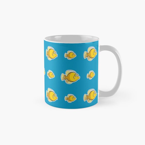 Item preview, Yellow Fish pattern designed and sold by sirwatson.