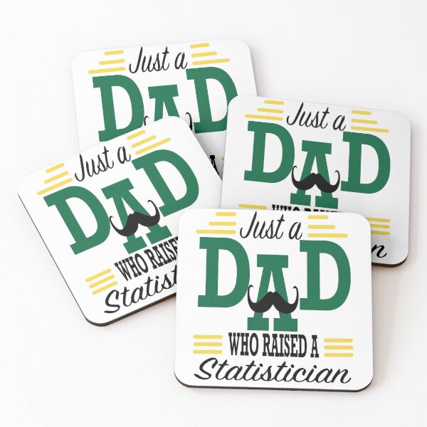 Item preview, Just a DAD who raised a statistician for Father's Day designed and sold by Bola06.