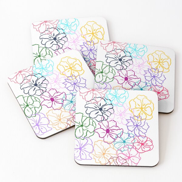 Item preview, squiggle flowers designed and sold by AnnieGarbs.