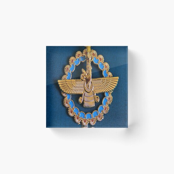 Item preview, Persian Farvahar, Symbol designed and sold by Nostalgic Art.