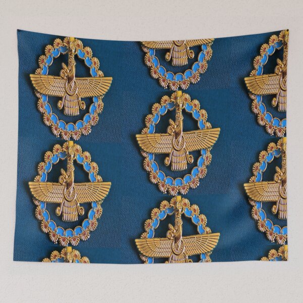 Item preview, Persian Farvahar, Symbol designed and sold by Nostalgic Art.
