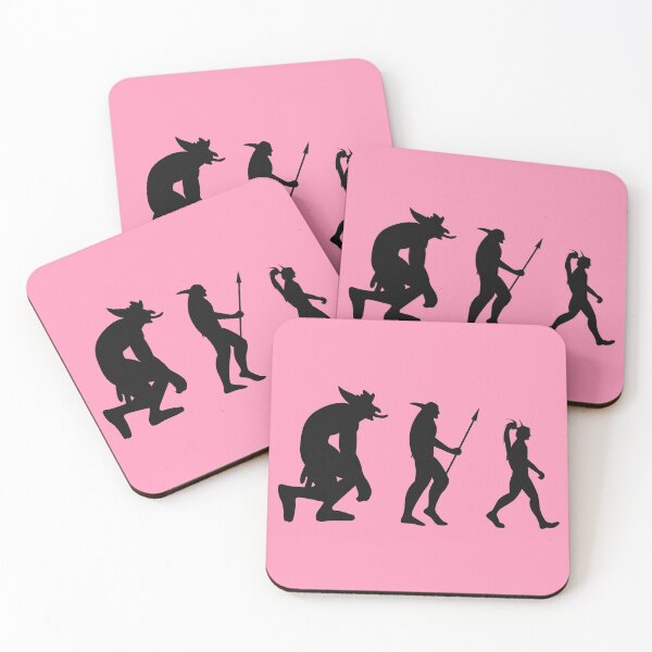 Item preview, Evolution of Elves (Pink) designed and sold by animinimal.