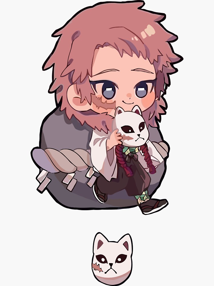 Pegatina «Chibi Kimetsu Sahito» de MangaChibi | Redbubble