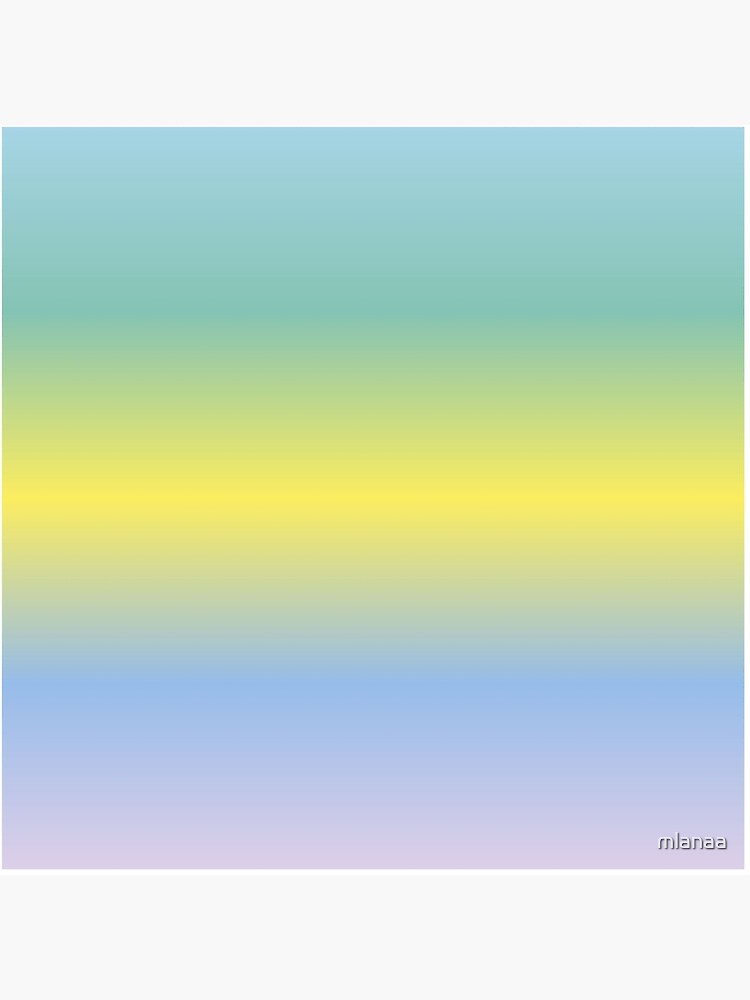 Gradient Background Of Blue Green Yellow Blue And Violet Art Board Print By Mlanaa Redbubble