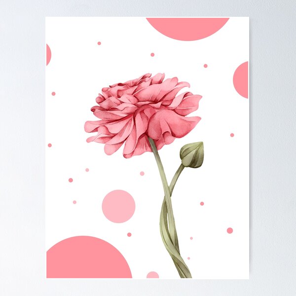 Item preview, Rose with circles pattern designed and sold by Kirill Berbetch.