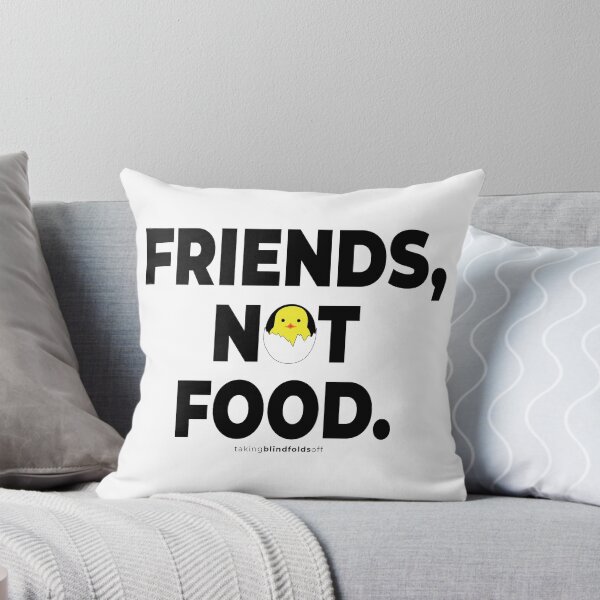 Item preview, Friends, not food. - Vegan Activist Graphics #takingblindfoldsoff 8 v2 designed and sold by blindfoldsoff.