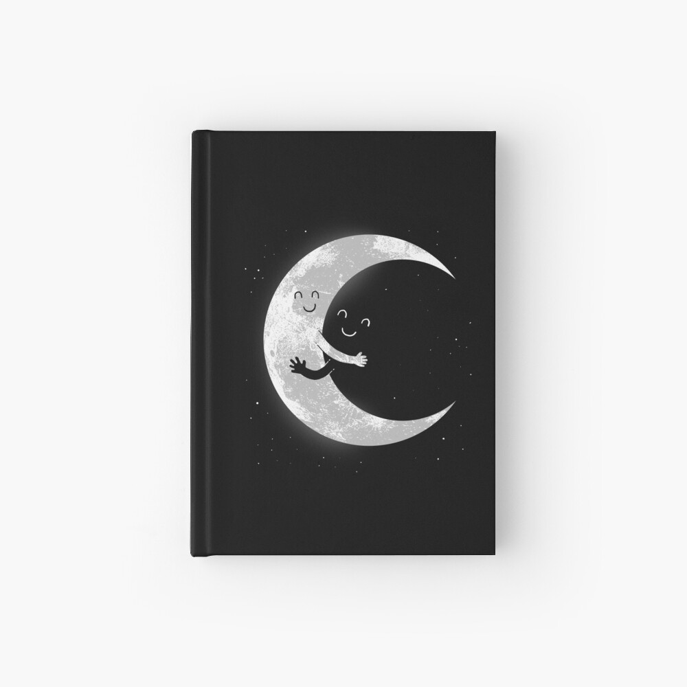 Moon Hug Hardcover Journal