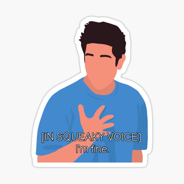 Im Fine Ross Stickers | Redbubble