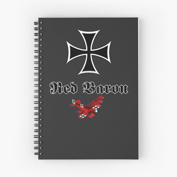 Item preview, Manfred von Richthofen, The Red Baron and his Fokker Dr.1 on black background. designed and sold by PrintPit.