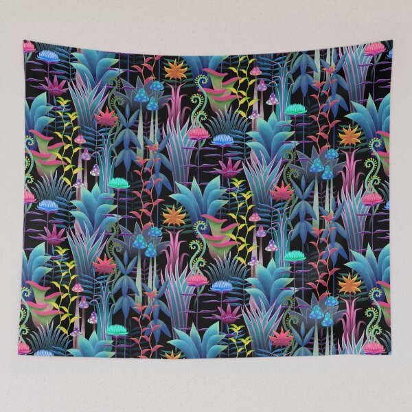 Item preview, Perelin, the bioluminescent jungle designed and sold by Iker Paz Studio.