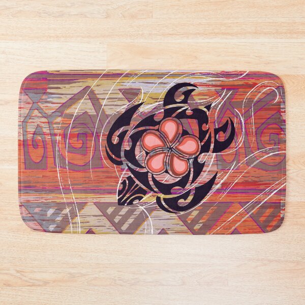 Item preview, Hawaiian - Samoan - Polynesian Tribal Turtle designed and sold by sunnthreads.