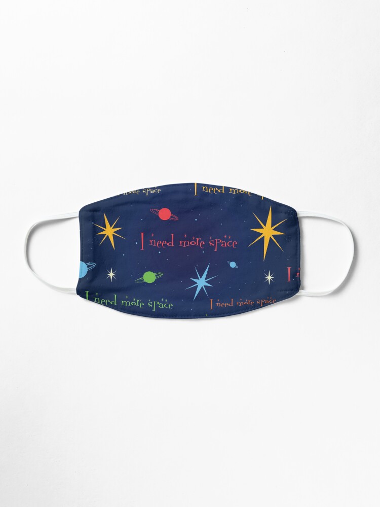 Alternate view of "I Need More Space" Starbrights by Bobby West Mask