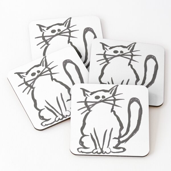 Item preview, Doodle cat designed and sold by chaosvera.
