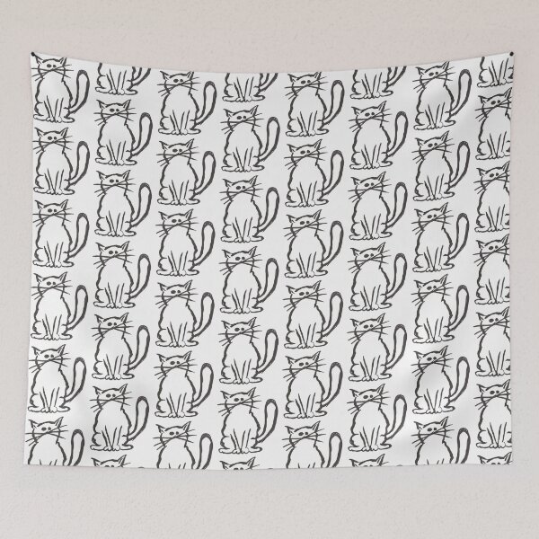 Item preview, Doodle cat designed and sold by chaosvera.