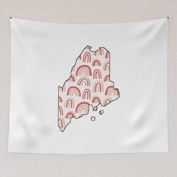 Item preview, Rainbow Maine Outline designed and sold by annxva.