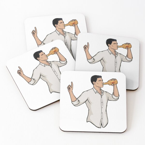 Archer drinking Coasters (Set of 4)