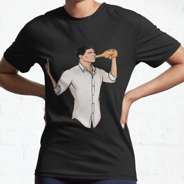 Archer drinking Active T-Shirt