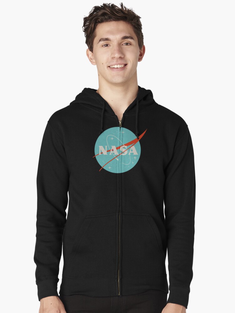 light blue nasa sweatshirt