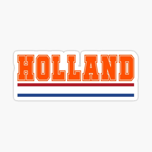 Holland Netherlands Dutch Orange Flag EM Sticker