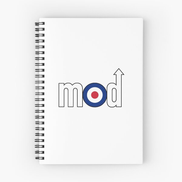 Item preview, Mod Logo with Arrow, White, Small Design designed and sold by shavenmonkeys.