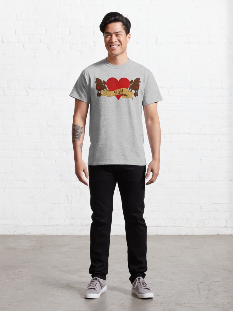 Alternate view of Tattoo Style Poodle Classic T-Shirt