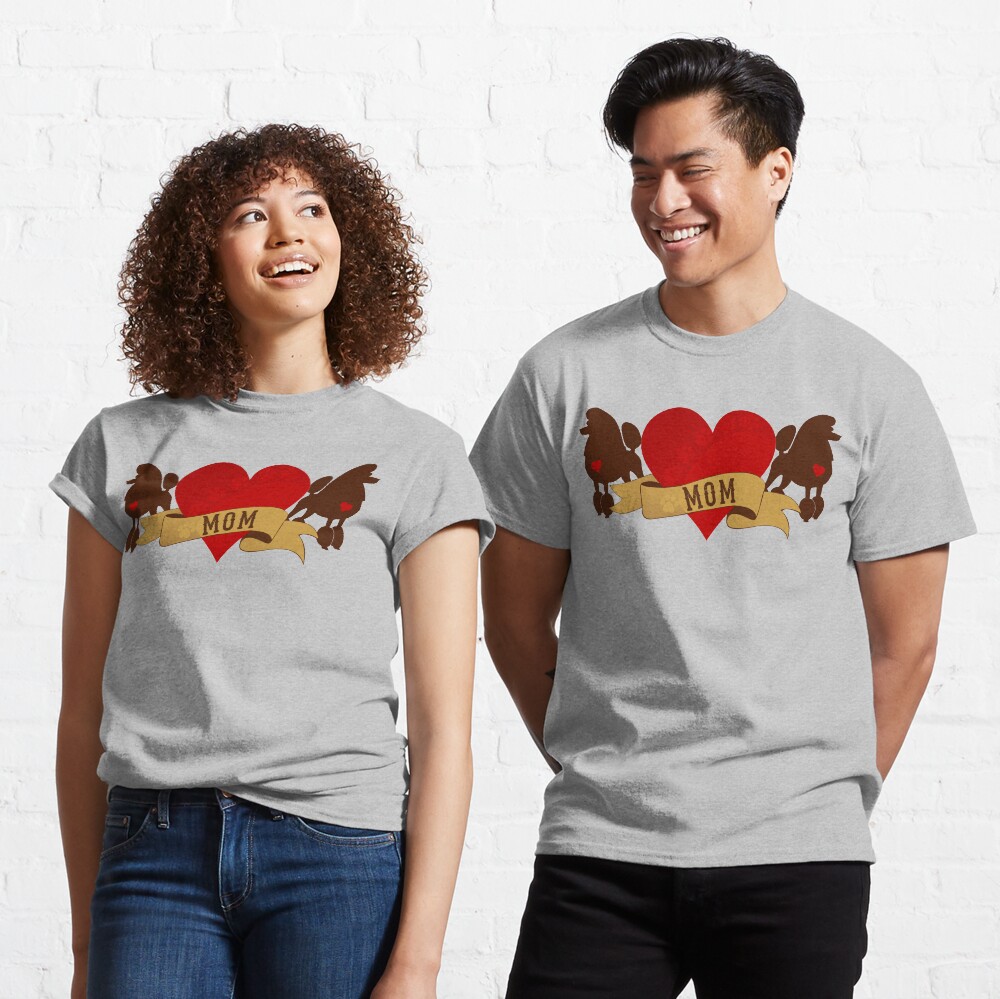 Tattoo Style Poodle Classic T-Shirt