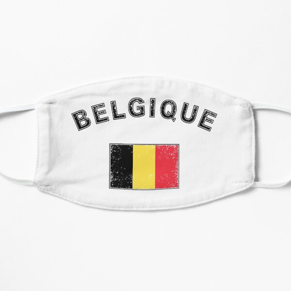 Belgique Drapeau belge drapeau utilisé look Masque sans plis