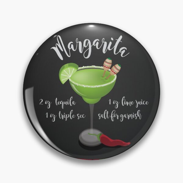 Item preview, Classic Margarita ingredients designed and sold by La Cartoonista.