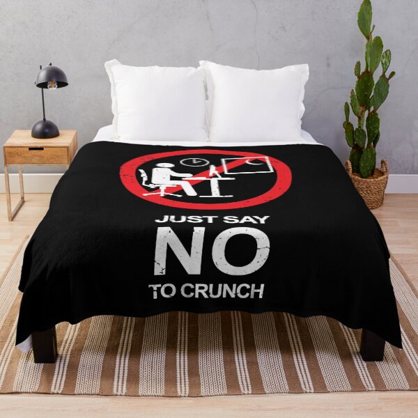Item preview, No Crunch Sign - 02 designed and sold by CCCDesign.