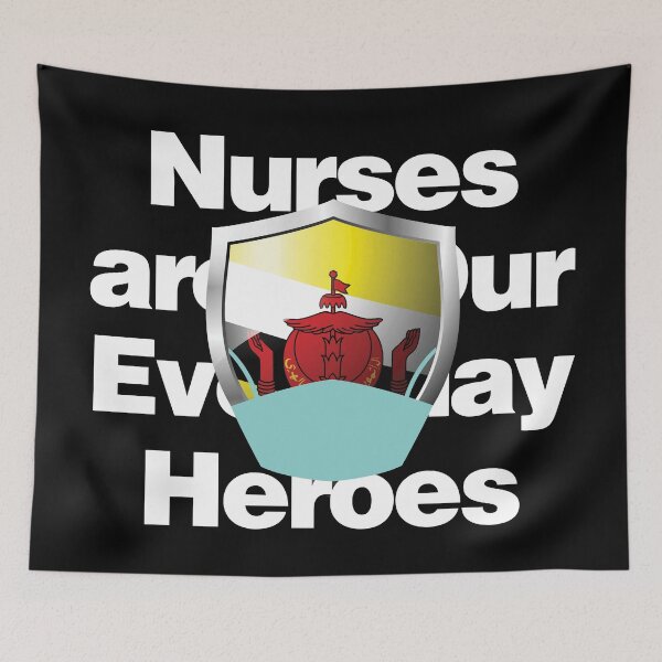 Item preview, Brunei Nurses are Everyday Heroes designed and sold by HelloFromAja.