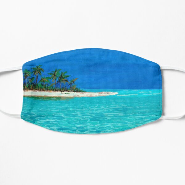 Tropical Scene Flat Mask