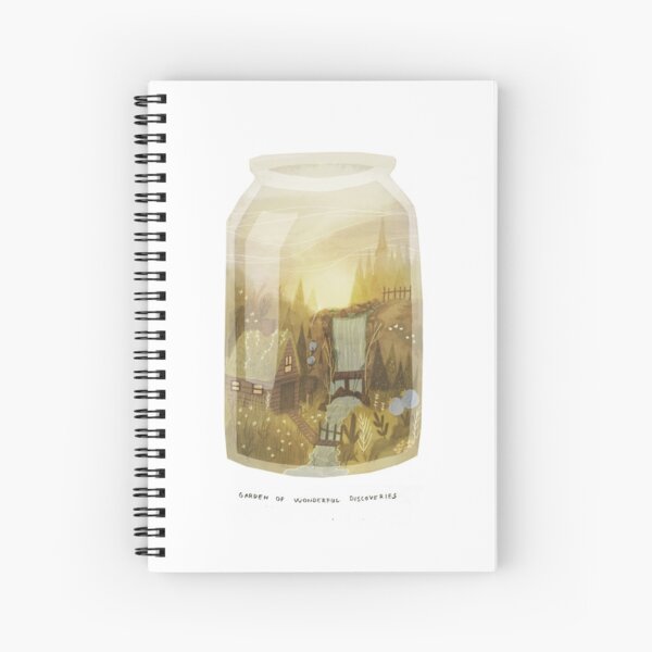 Garden of wonderfull discoveries Spiral Notebook
