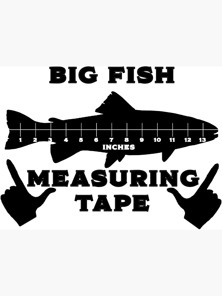 Big Fish Measuring Tape Magnet for Sale by Richard529