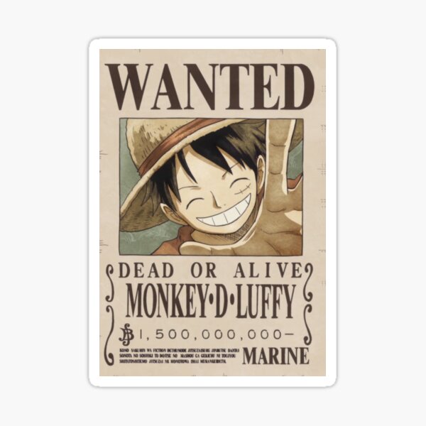 Sanji Wanted Poster Only Alive Sticker By Mangapanels Redbubble