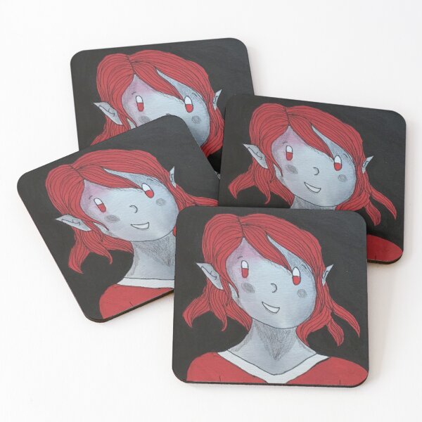 Item preview, Acrylic Gouache Dark Elf Character Design designed and sold by Thedisc0panda.
