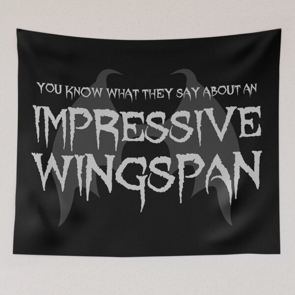 Item preview, Impressive Wingspan (Black) designed and sold by Cosmic Cutenesss.