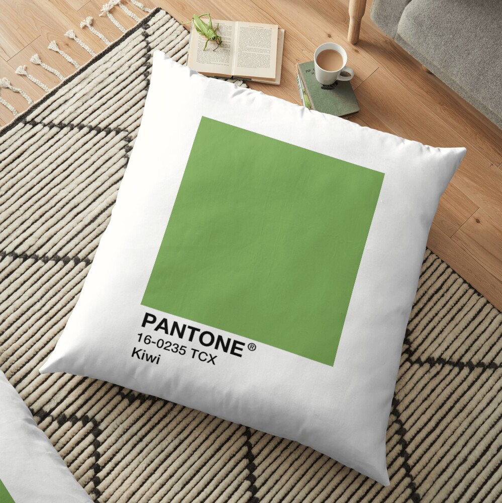 PANTONE Kiwi - Green Floor Pillow
