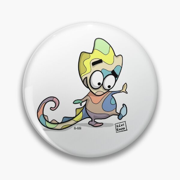 Chameleon Li in color Pin