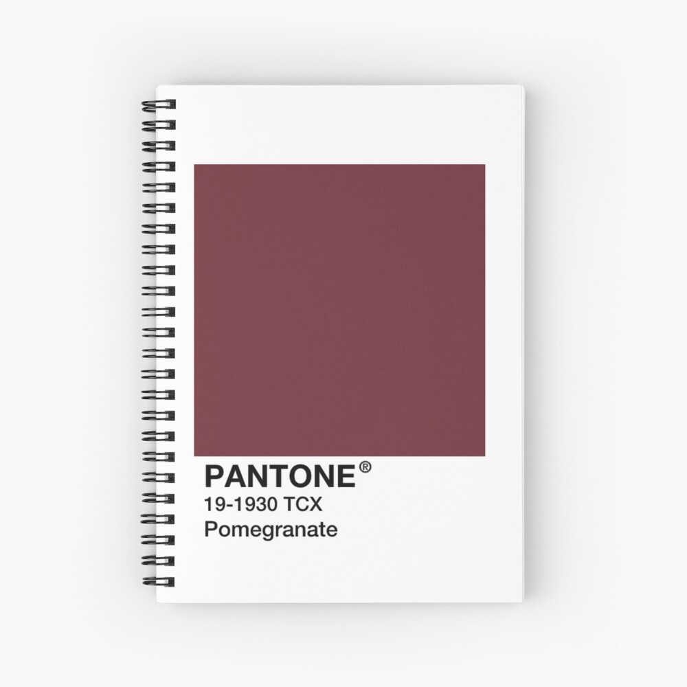 Pantone Pomegranate Red Maroon Art Print By Mushroom Gorge Redbubble