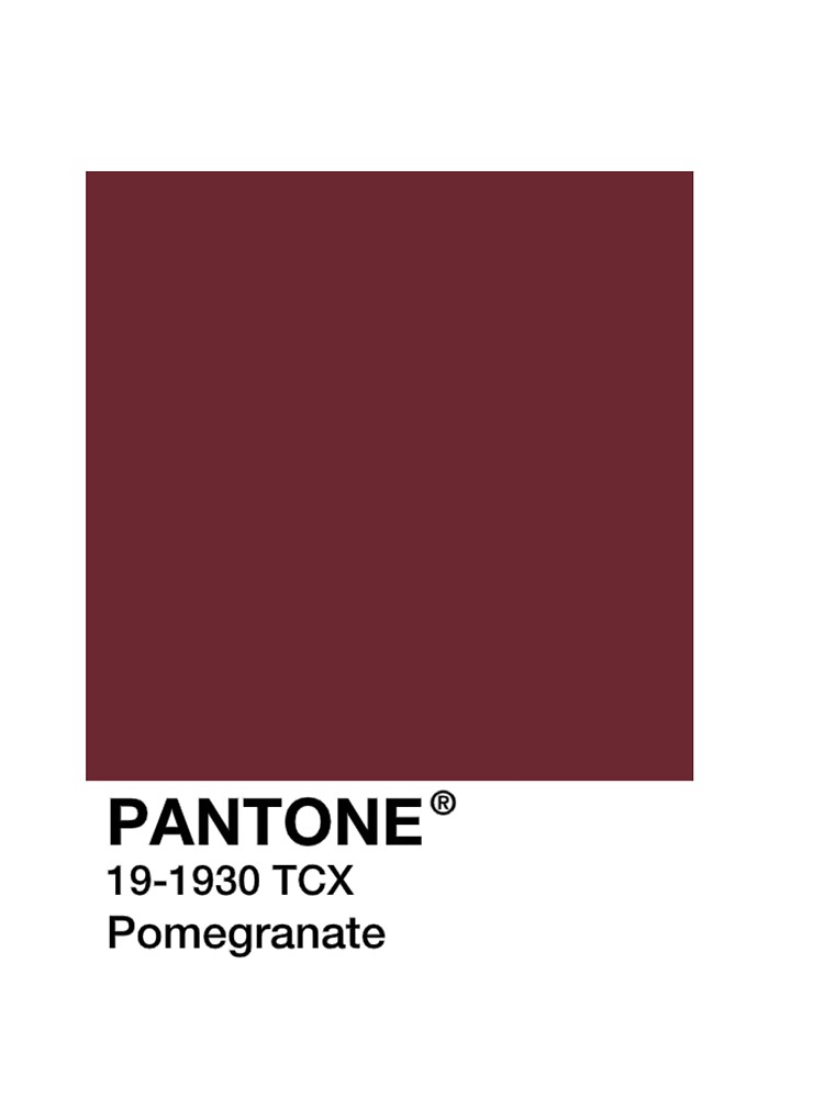 Pantone Pomegranate Red Maroon Kids T Shirt By Mushroom Gorge Redbubble