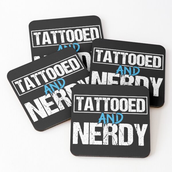 Item preview, Tattooed And Nerdy Tattoo Geek designed and sold by inkedtee.