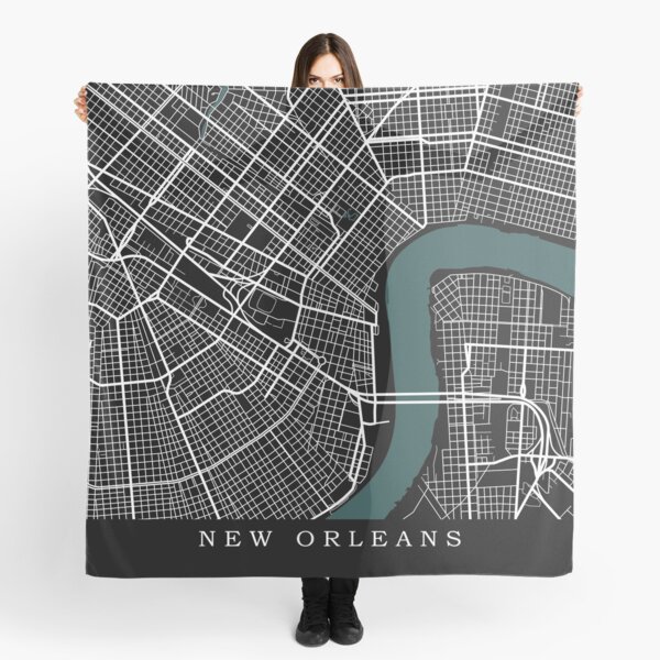 Item preview, New Orleans Map designed and sold by rogue-design.