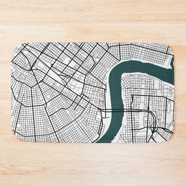 Item preview, New Orleans Map designed and sold by rogue-design.